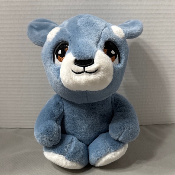Lego Friends Melody Bunny Plush Blue White Stuffed Animal Soft Weighted Bottom - Picture 1 of 9